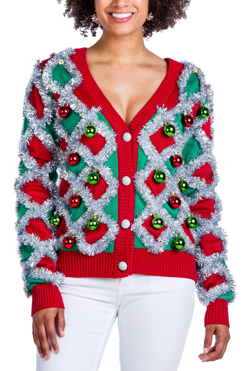 embellished holiday sweaters