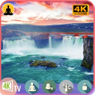 Relax waterfall - Nature sounds: Relax sleep Reduce Stress & meditation 🎵 For Tablets And TV
