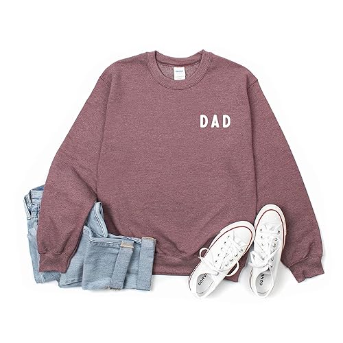 Miniatura 5 de Dad Long Sleeve Crewneck Sweatshirt Dad Letter Print Graphic Shirts Pullover Tops, Daddy, Dada sweatshirt