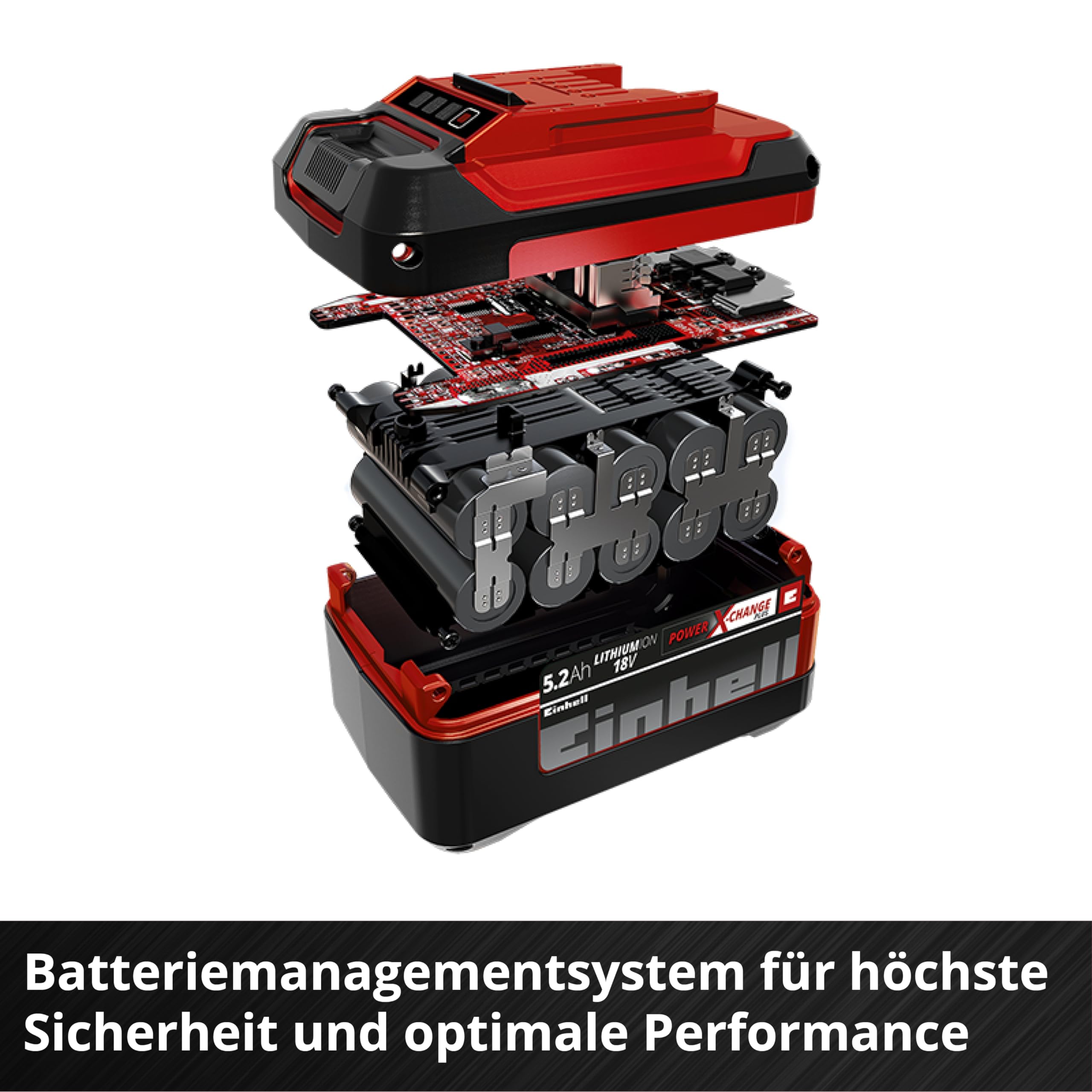 Einhell Akku PXC 18 V 5,2 Ah 1260 W Power X-Change Li-Ion ABS LED-Anzeige