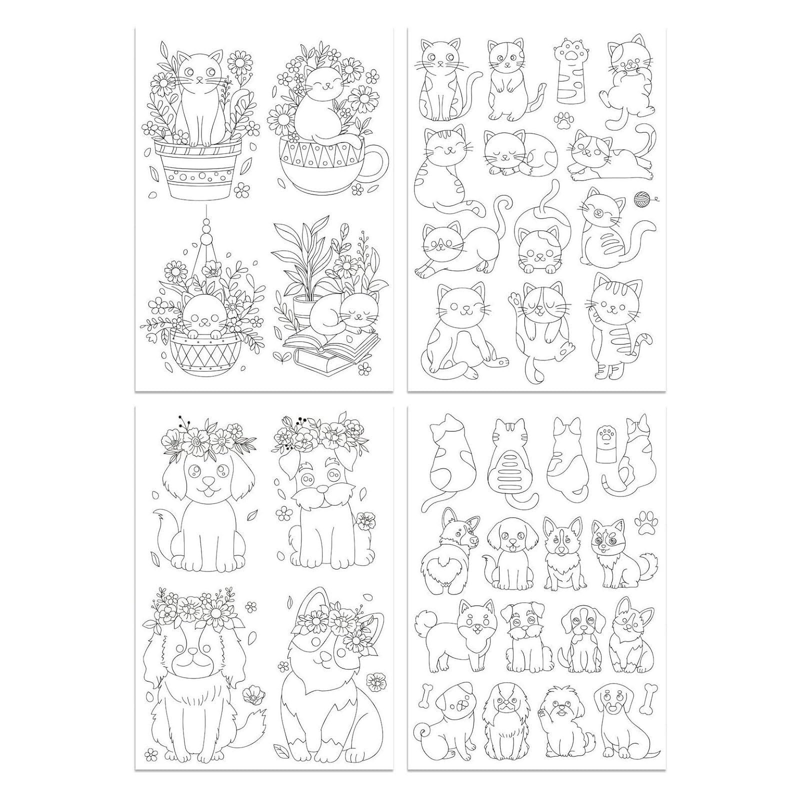 Woedpez 4Pcs Water Soluble Hand Sewing Stabilizers Water Soluble Eembroidery Pattern Transfer Paper for Hand Sewing Embroidery Dissolvable Embroidery Paper