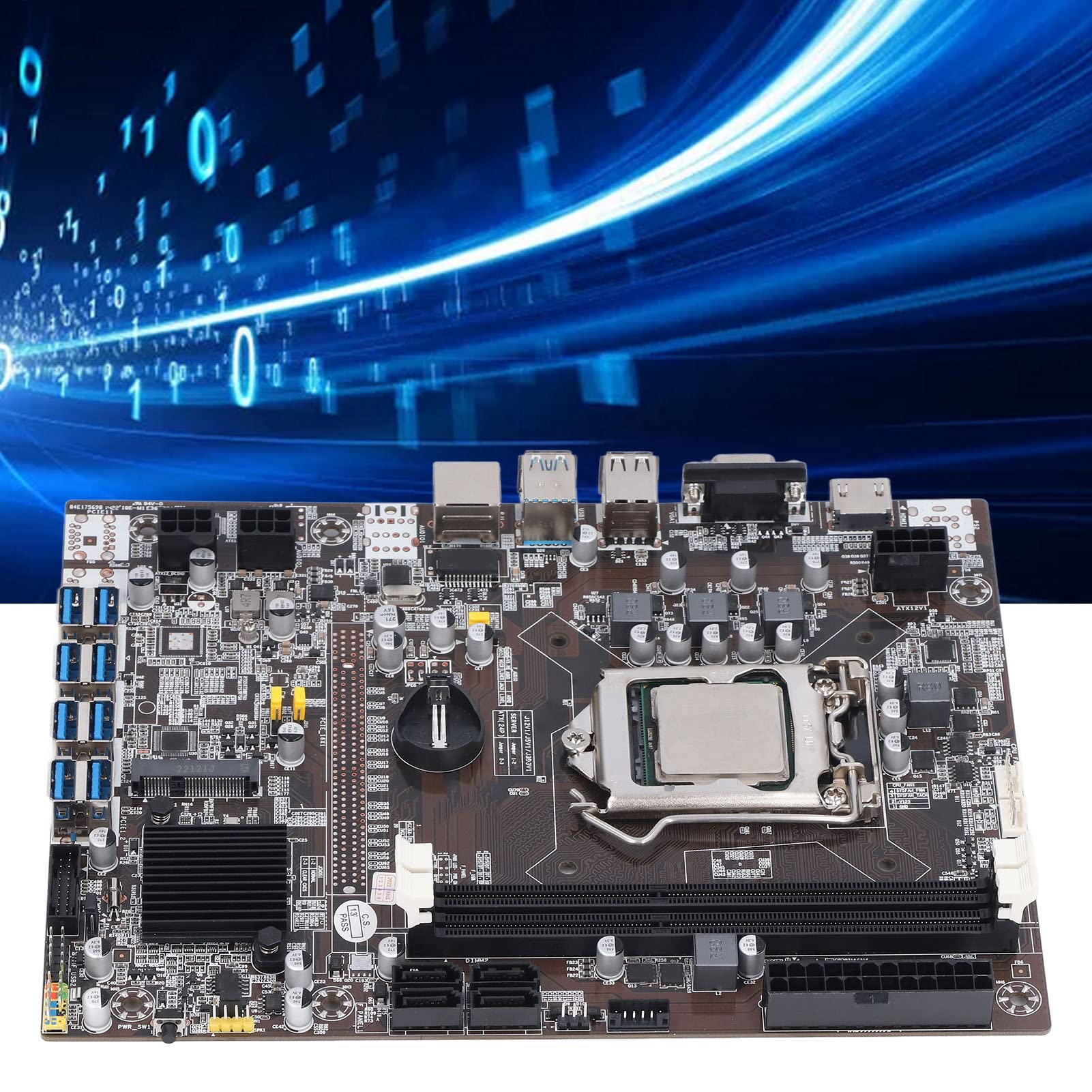 USB PC メインボード DDR3 マイナー マザーボード 3相電源 取り付け簡単 DDR3 8 USB3.0