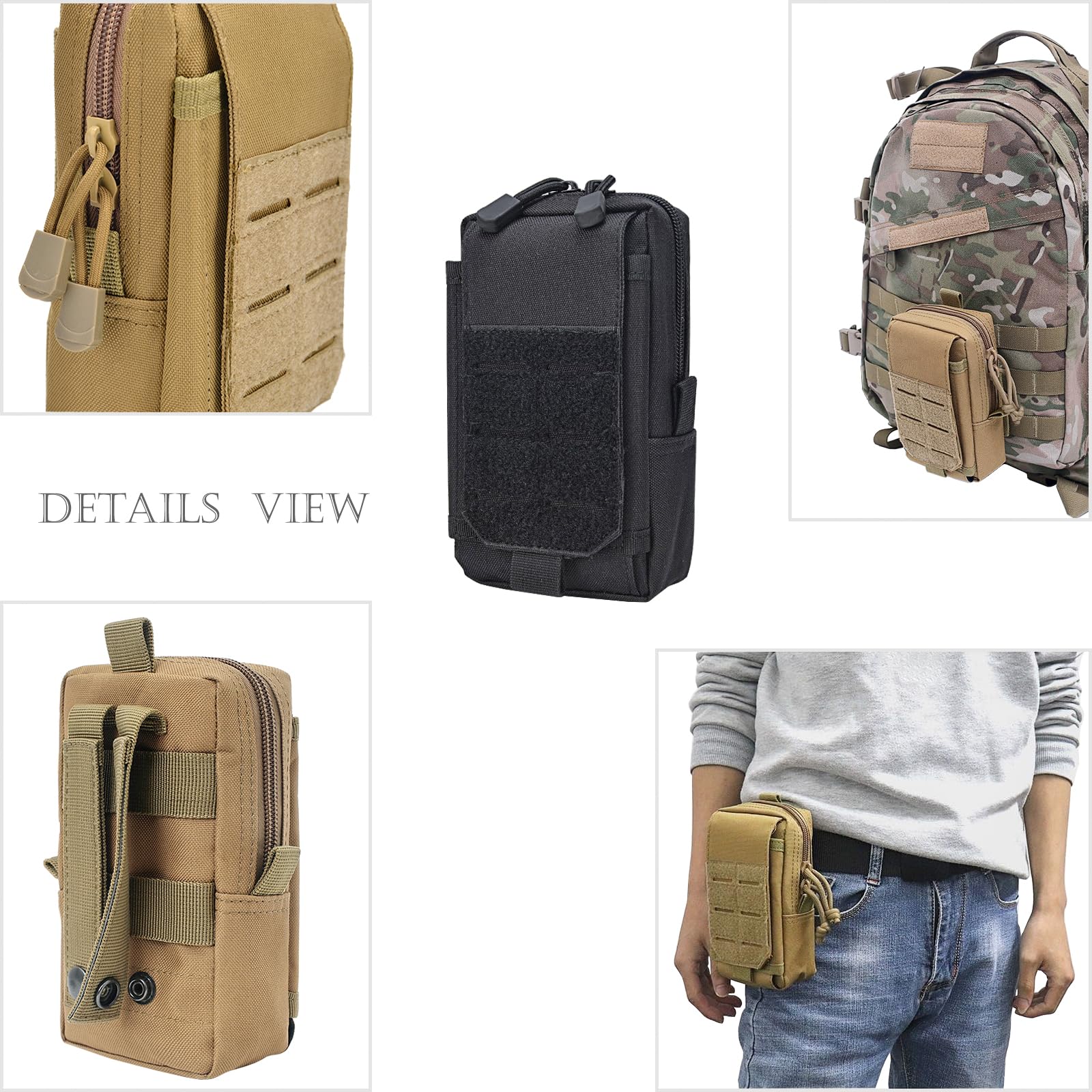 Tactical Car Seat Organiser Molle Auto Organizer Sitz System Back (Style H)