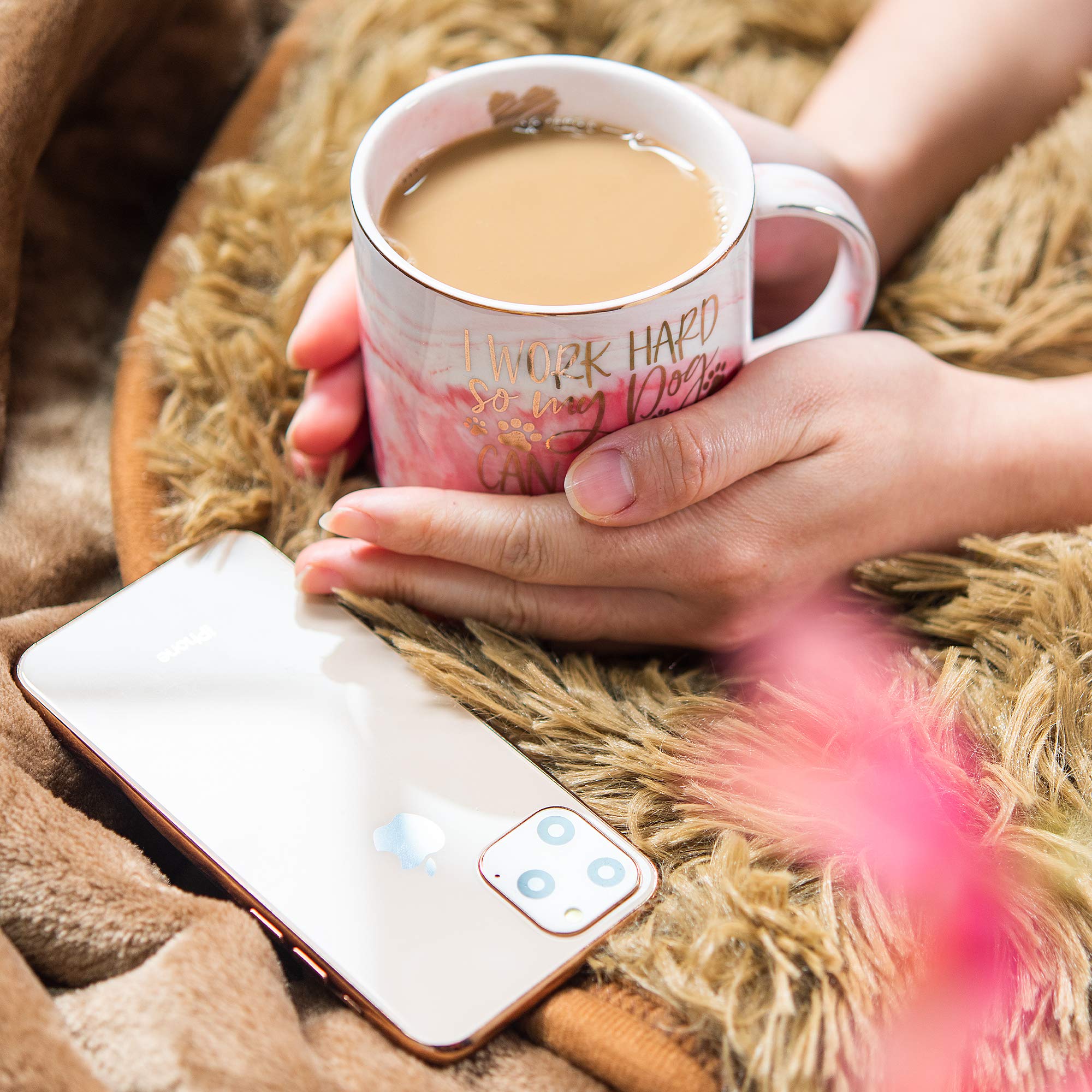 Golden retriever-mok cadeau voor hondenmoeder, koffiekop met aquarel bloemen hond, roze pastelkleurige bloemenmok voor golden retriever-moeder, mok huisdierthee 11 oz - België Golden retriever-mok cadeau voor hondenmoeder, koffiekop met aquarel bloemen hond, roze pastelkleurige bloemenmok voor golden retriever-moeder, mok huisdierthee 11 oz - België