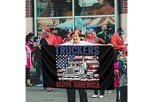 Show Your American Pride with the Trucker Flag 3 x 5ft Outdoor Decorative Flag