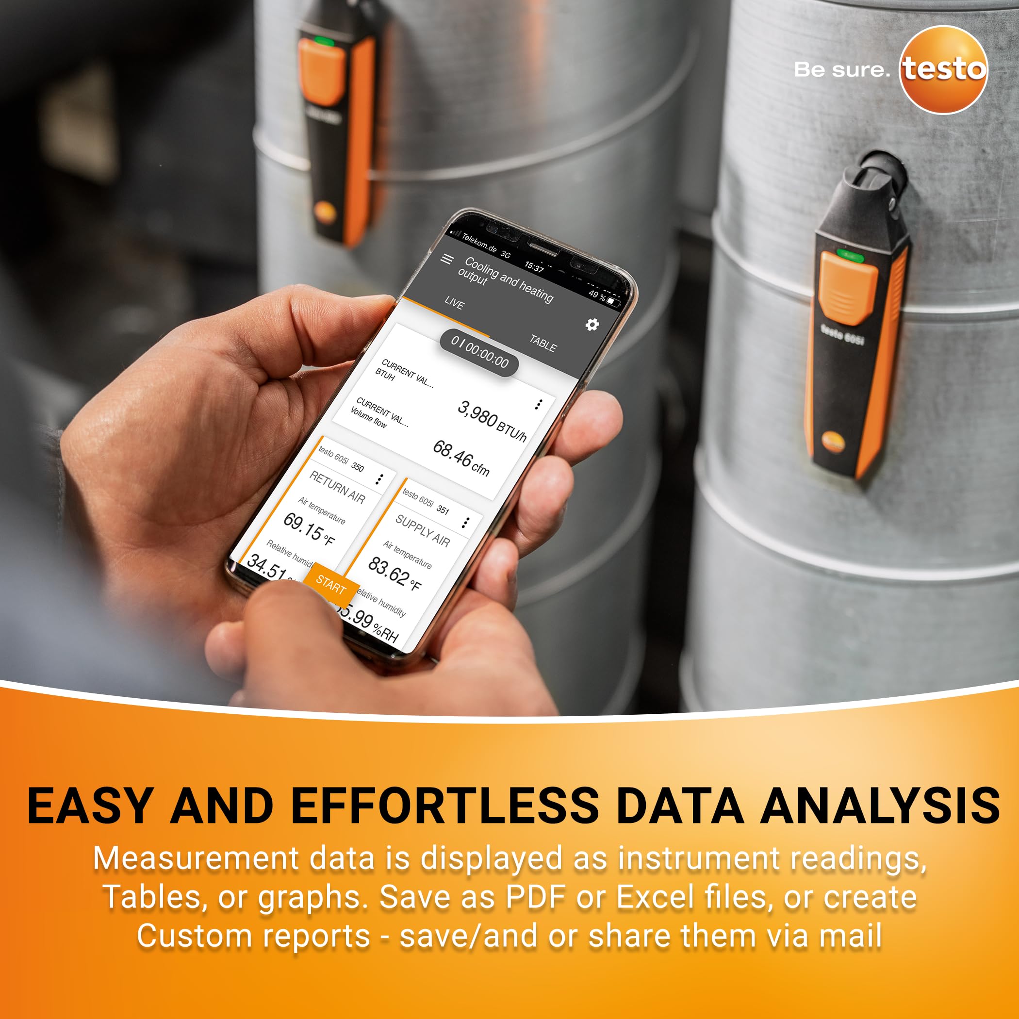 Testo 0560 2605 03 605i - Termoigrometro