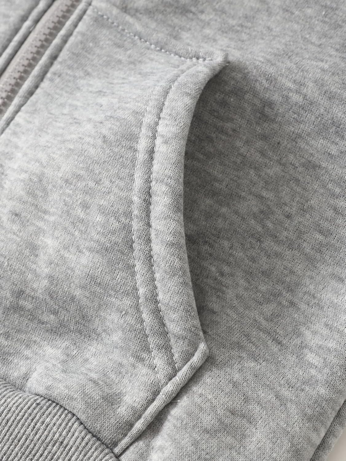 Girls Hoodie Zipper Sweatshirt Jogger Pants Set 2 Piece Tracksuit Soft Warm Winter Fall Clothes Set for Girls 3-12Years - Image 4