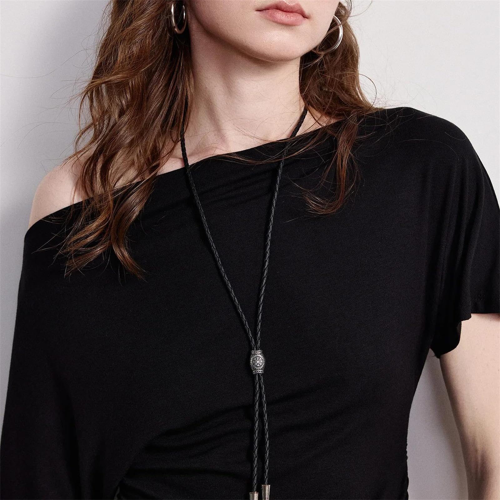 T-shirt uni à manches courtes pour femme - Coupe ample - Coupe ample - Pour l'été