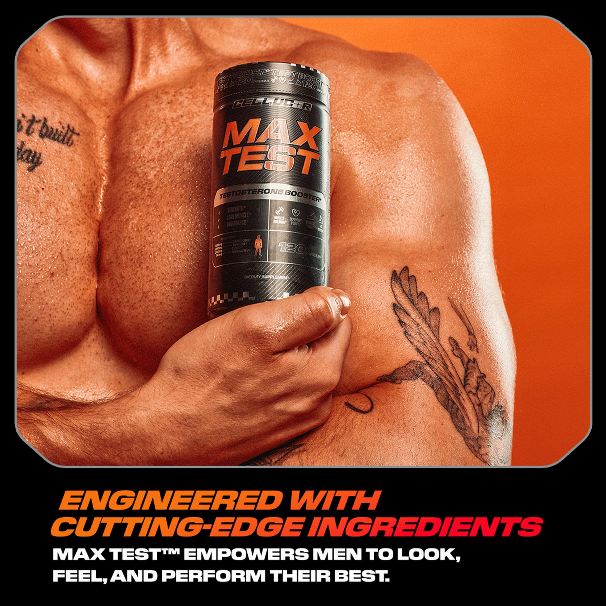 Cellucor Max Test Testosterone Booster, 120 Capsules — Amazon image 5