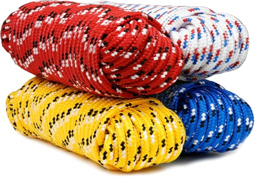 Koch Industries 5170624 Utility Rope, 3/16-Inch by 50-Feet, Assorted Colors, Hank