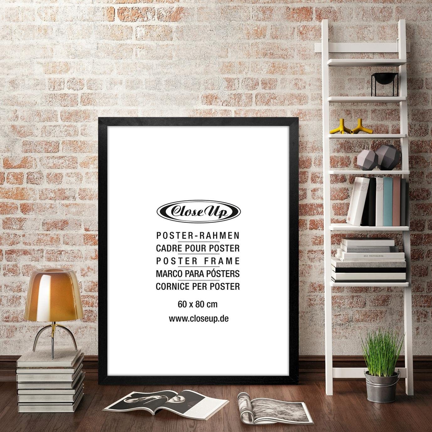 ACAZA Fotolijst 60 x 80 cm, mdf hout voor fotowand, grote fotolijst