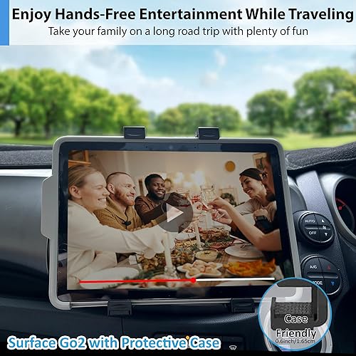 Miniatura 2 de Randconcept - Soporte universal para tableta de ventilación de automóvil, soporte universal para tablet compatible con tabletas de 7 a 10 pulgadas,