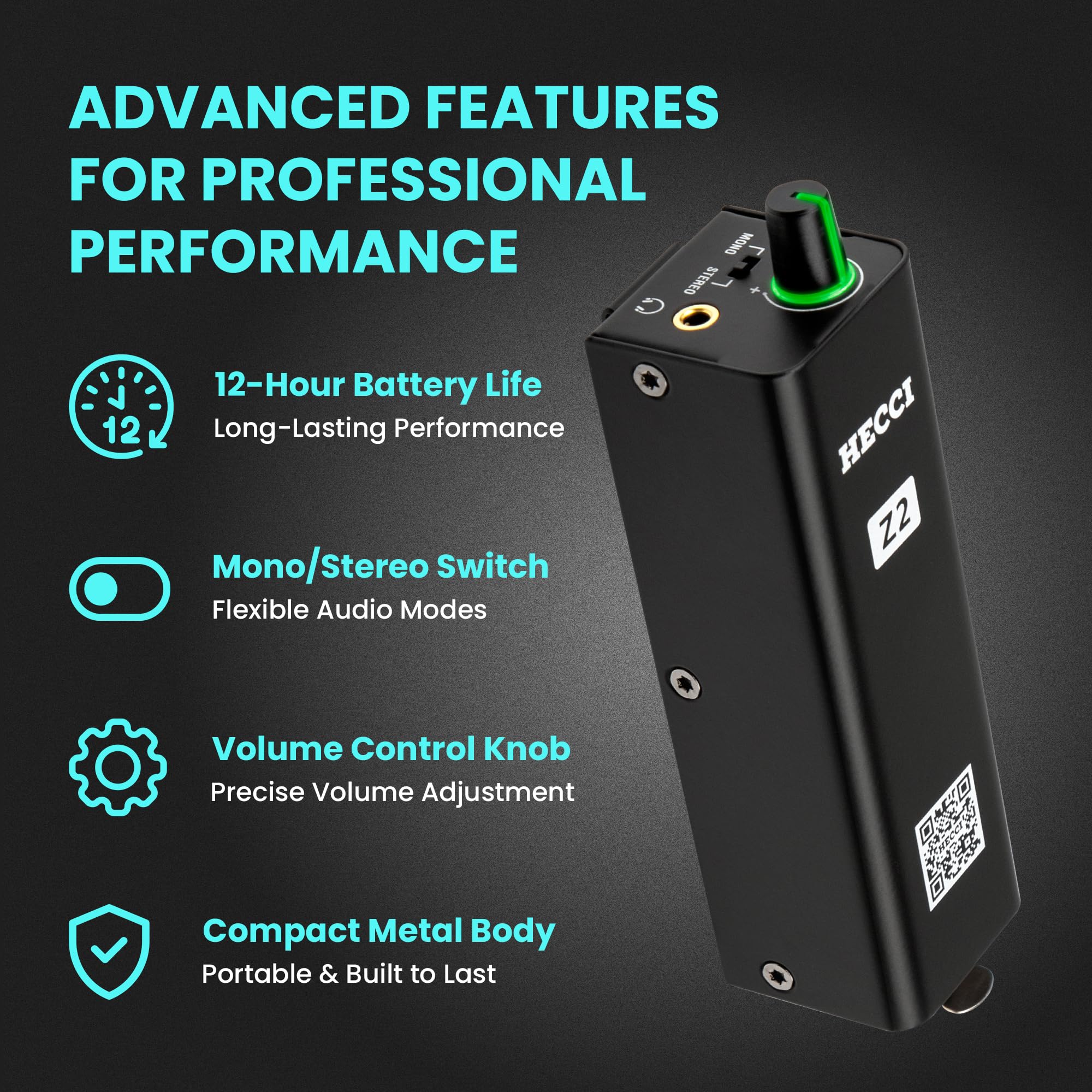 Amazon.com: HECCI Z2 Wired Portable in Ear Monitor Amplifier