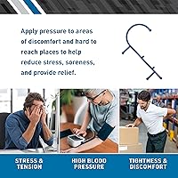 Vista 4 de BodyMed Trigger Point Massage Tool – Handheld Massager for Back, Neck, Legs, and Shoulders – Muscle Release and Knot Remover for Discomfort Relief