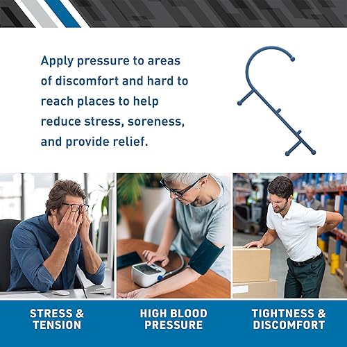 Miniatura 4 de BodyMed Trigger Point Massage Tool – Handheld Massager for Back, Neck, Legs, and Shoulders – Muscle Release and Knot Remover for Discomfort Relief –