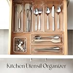 KICHLY 25 Pack Clear Plastic Desk Supplies Organizer, 4 Sizes Desk Drawer Organizer for Office Supplies, Vanity Organizers, Makeup, Gadgets, & Jewelry Storage Bins
