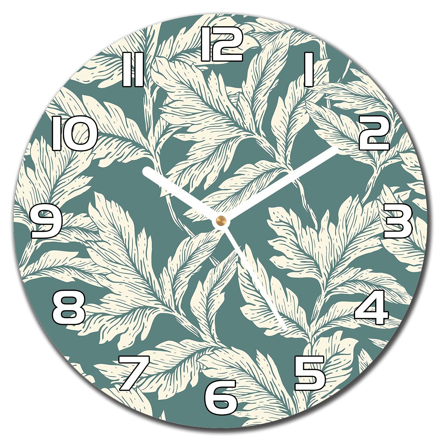 Horloge en verre de sécurité 30 cm impression moderne Hawaii