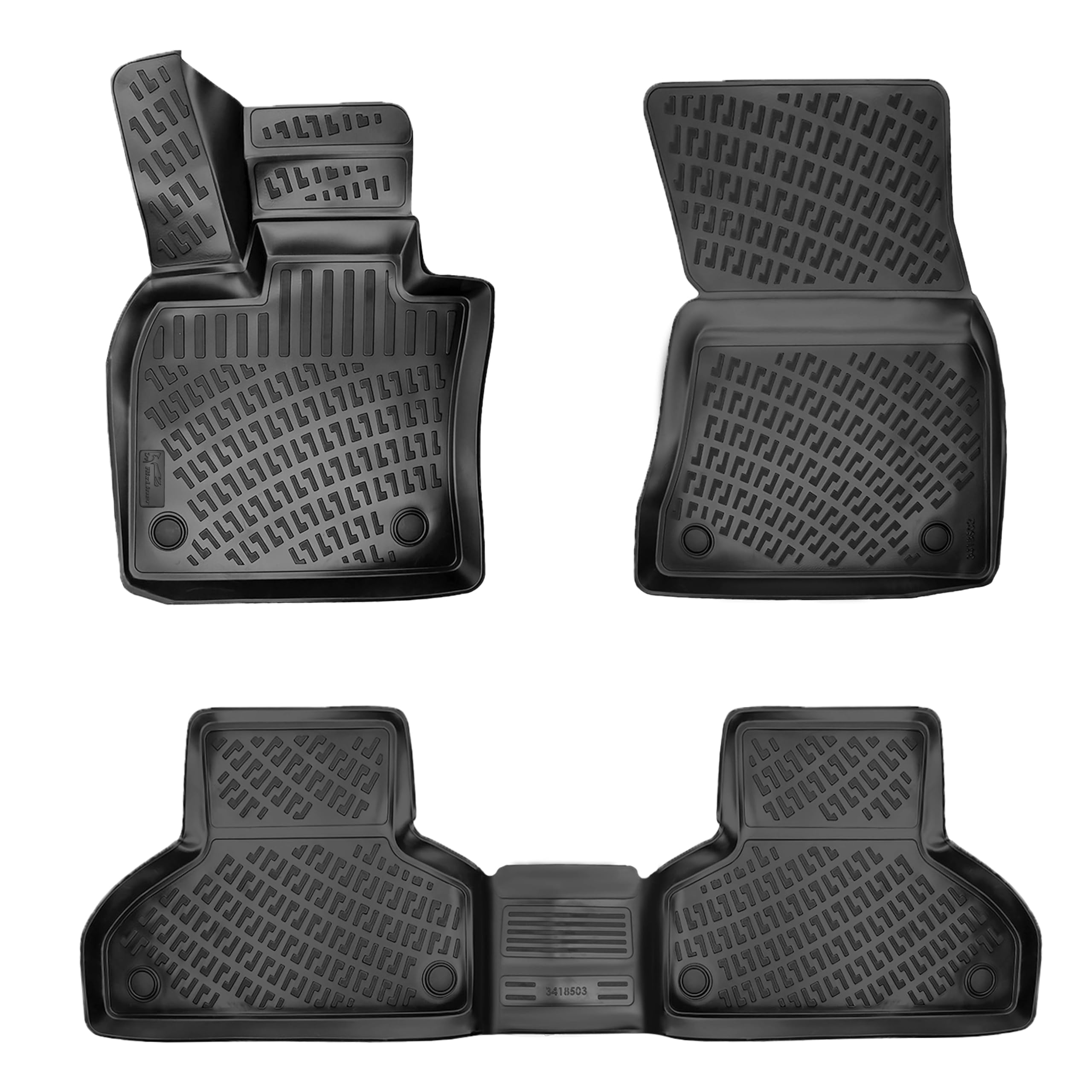 Rizline Bmw X5 F15 2013-2018 Uyumlu 3D Havuzlu Paspas