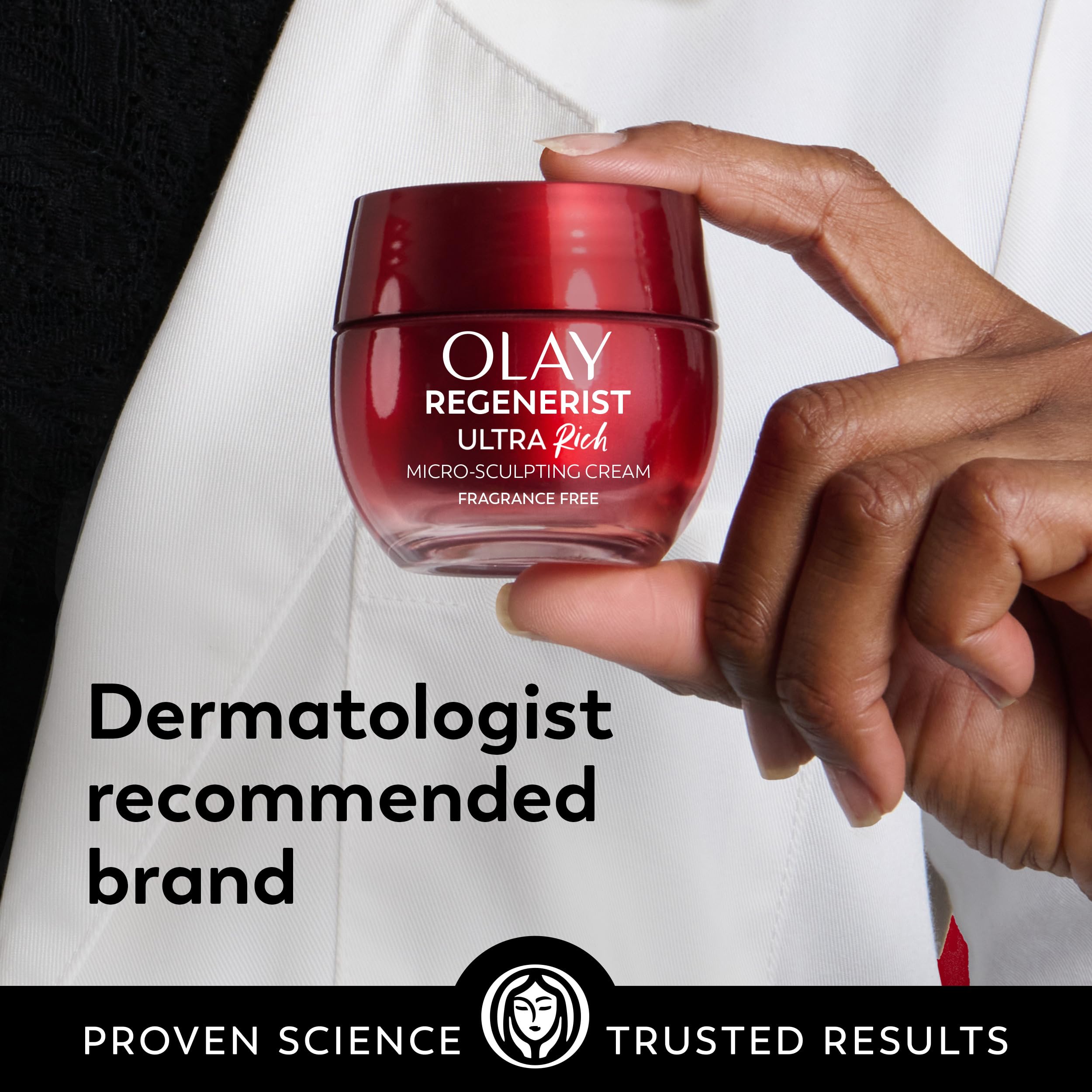Olay Regenerist Ultra Rich Fragrance-Free Face Moisturizer, 1.7 Oz