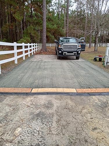 Miniatura 8 de Sandbaggy Tejido geotextil para paisaje, para estabilización del suelo y contrapiso para entrada, caminos de grava y estacionamientos, 200 libras de