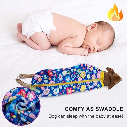 Miniatura 6 de LovinPet Abrigo para Pit Bulls cómoda ropa de forro polar para perro, tela cálida y esponjosa, estampado de leopardo blanco y mandala, camisa ligera