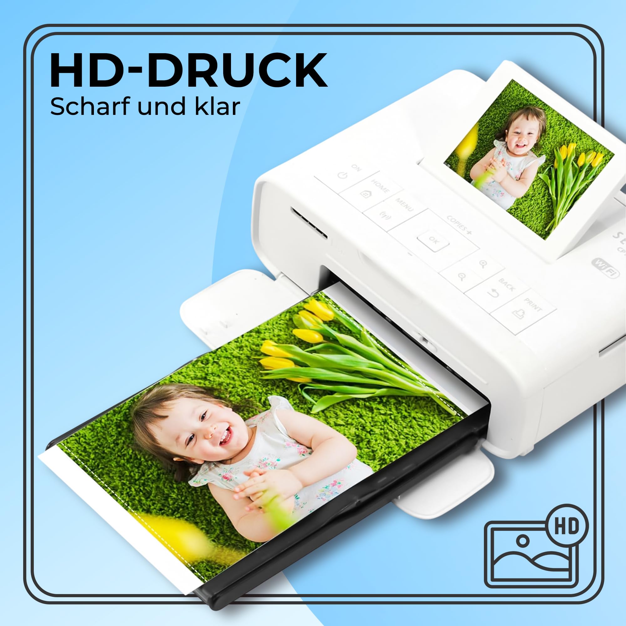 Double Dragon Ersatz für Canon Selphy CP1300 KP-108IN Tinte und Fotopapier Set | Für CP Drucker CP1500, CP1300, CP1200, CP1000, CP910 | 3115B001(AA), 3 Farbband-Kassetten