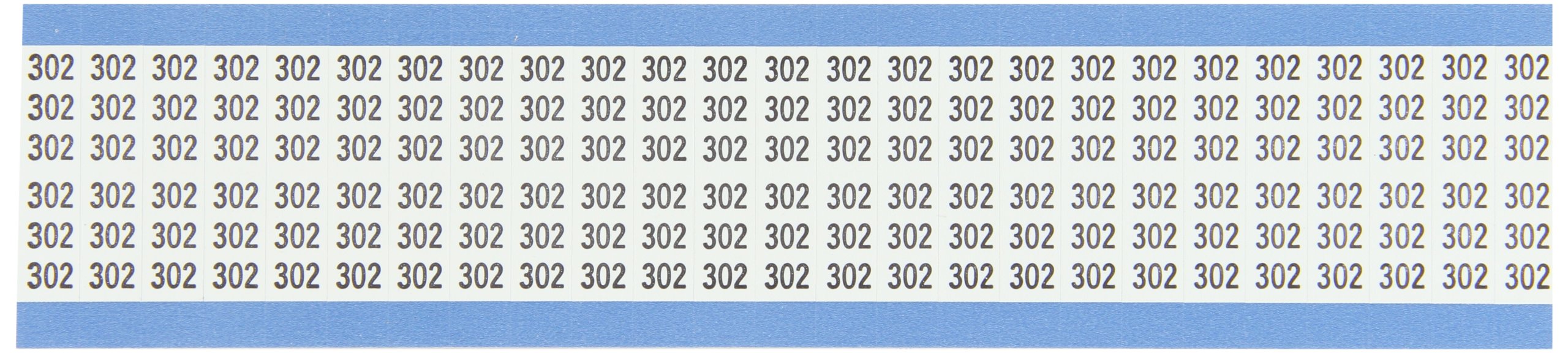 Brady CPCWM-301-325 - Panno in vinile riposizionabile (B-500), nero su bianco, confezione combinata (25 carte)