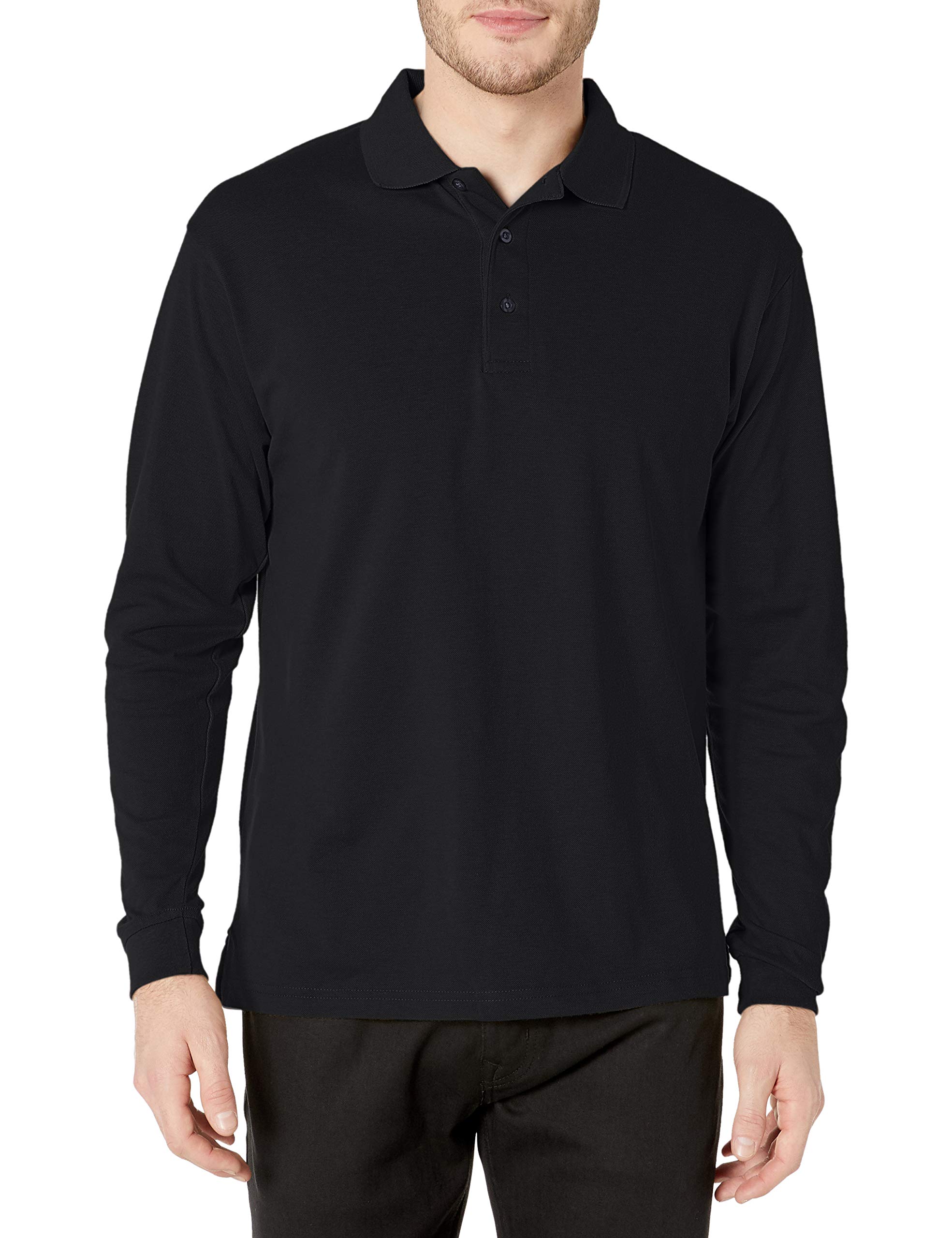 Cutter & BuckClique Men's Long-Sleeve Evans Pique Polo