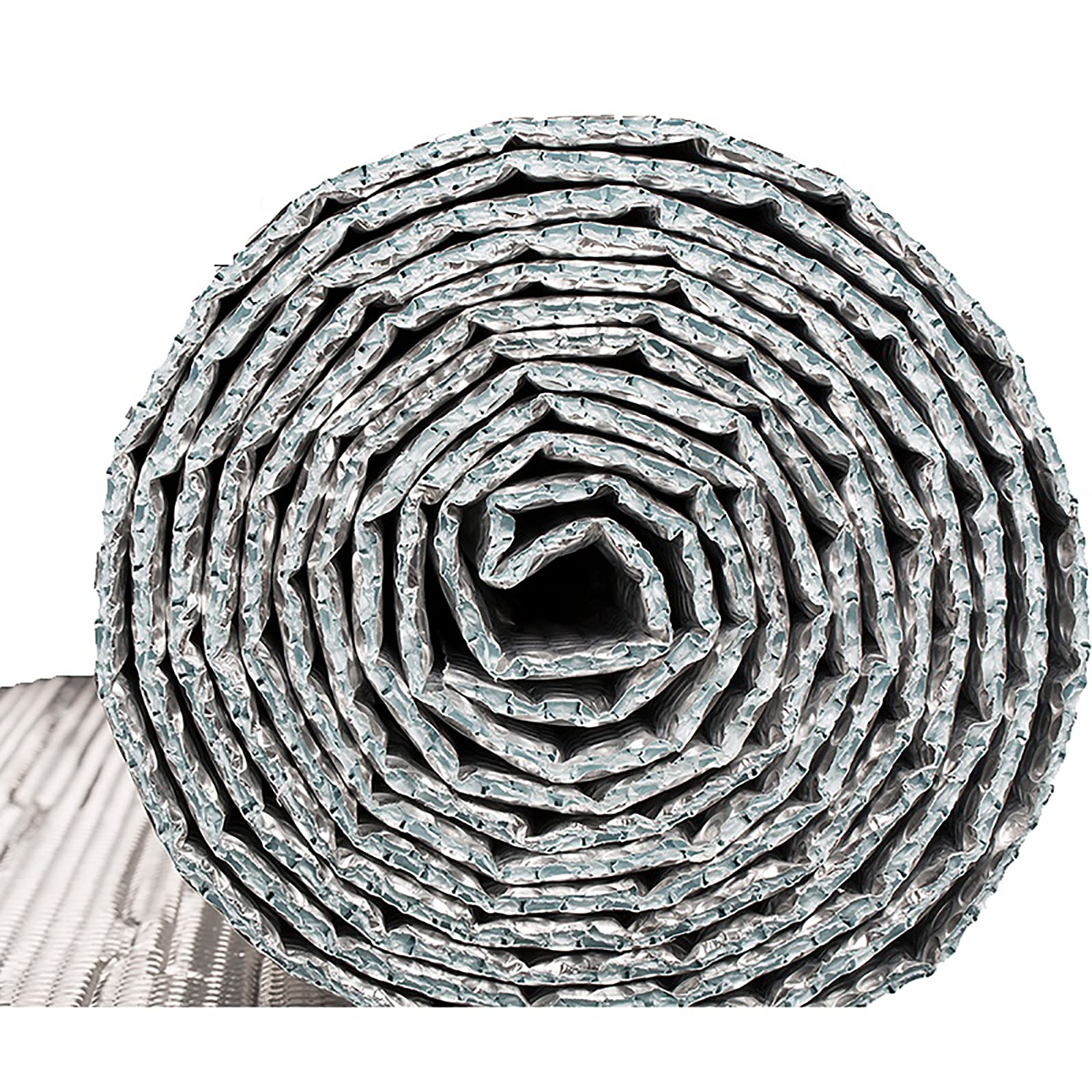 Rollo Aislante Termico, Aislamiento Termico Aluminio Reflexivo, Rollo Aislante Térmico De Aluminio, Aislamiento Térmico Multicapa Para Buhardilla Desván Paredes Caravanas Y Átic(Size:1x8m/3.2x26.2ft)