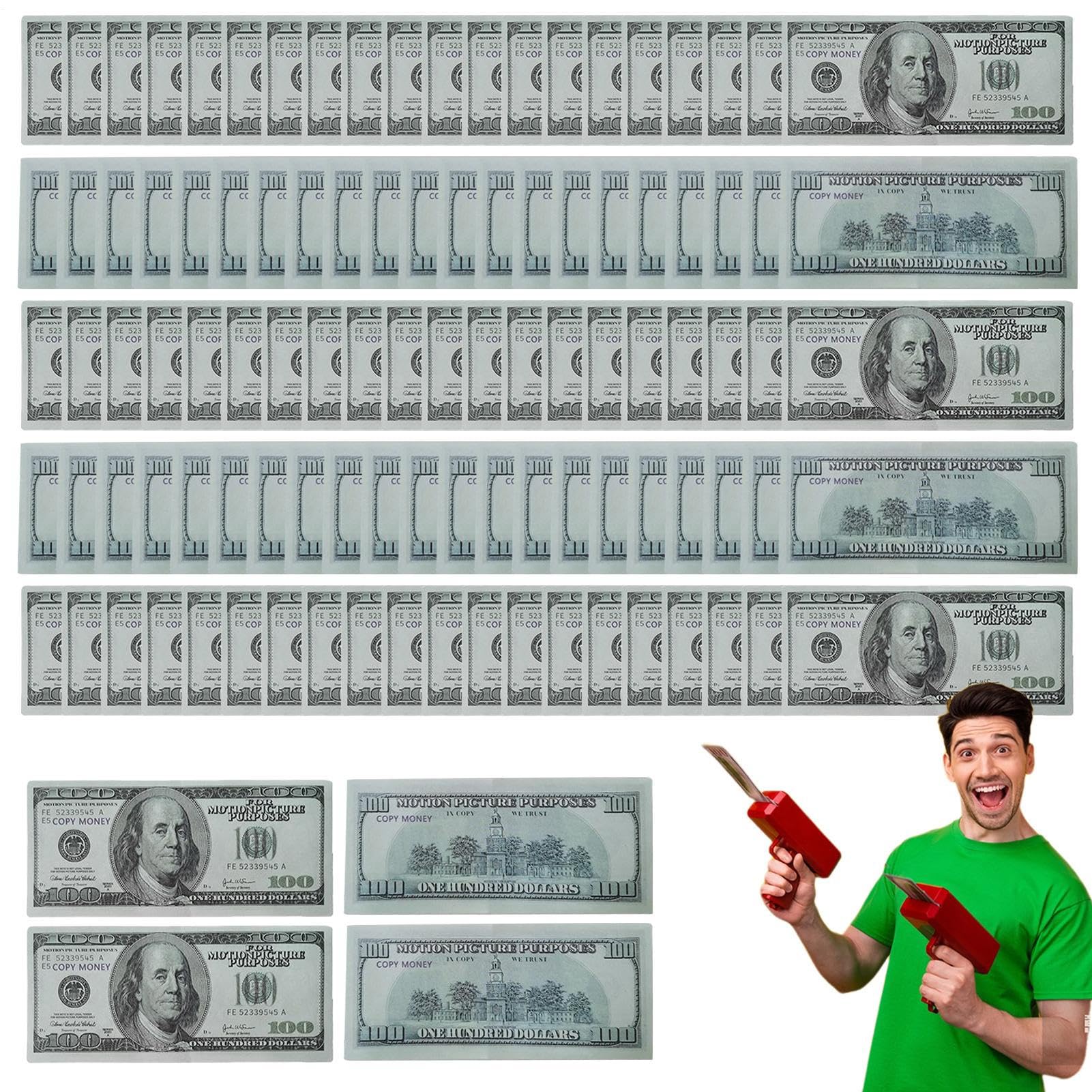 Apoyo dinero, montones de dinero falso, juguetes educativos para niños, facturas de 100 dólares para publicidad, accesorios de película, bromas, juegos de mesa para fiestas de cumpleaños, billetes de