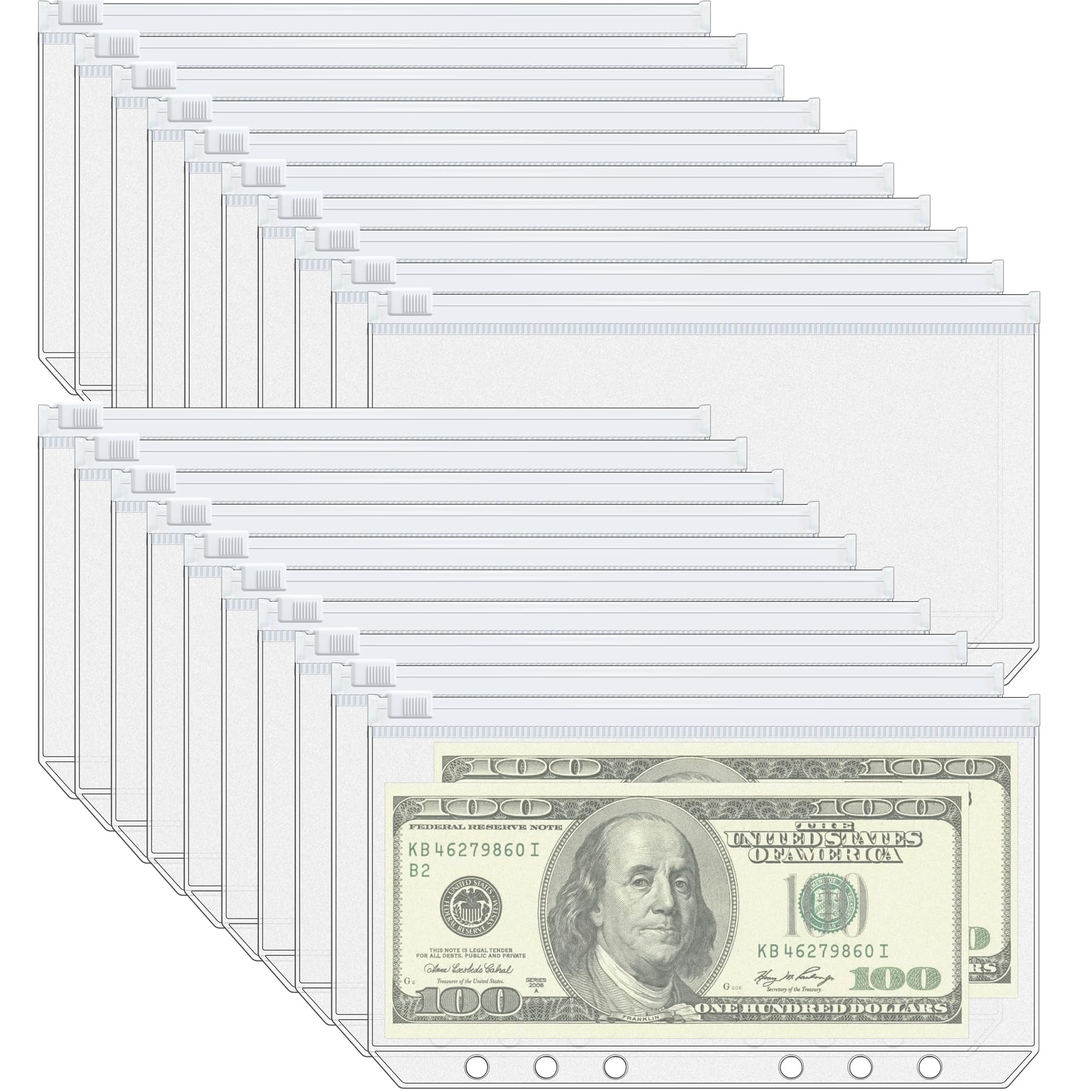 SKYDUE Budget Binder With Cash Envelopes & Expense Budget Sheets,Money