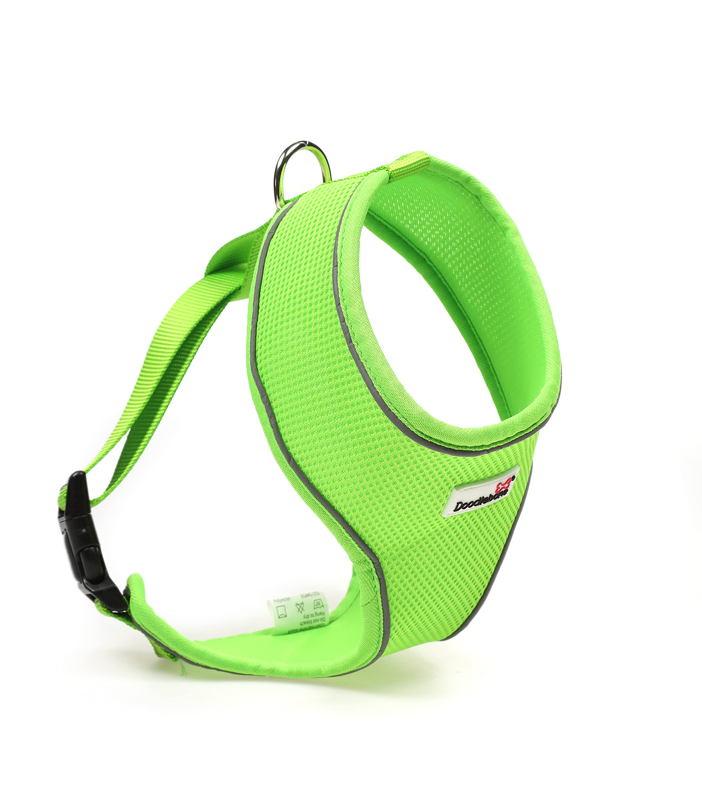 Doodlebone Originals Airmesh Dog Harness (Apple, 6-7), Green