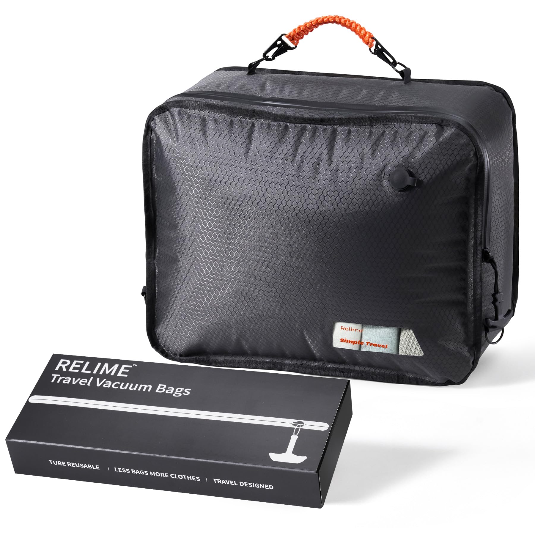 Amazon.com: Relime Apex Series Vacuum Bags for Travel Luggage, 180