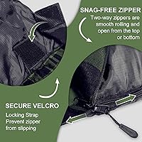 Vista 4 de XL Queen Size 2 Person Double Sleeping Bag for Adults, Lightweight Compact with Flannel Liner & Thermolock Draft Tube, Machine Washable All Season