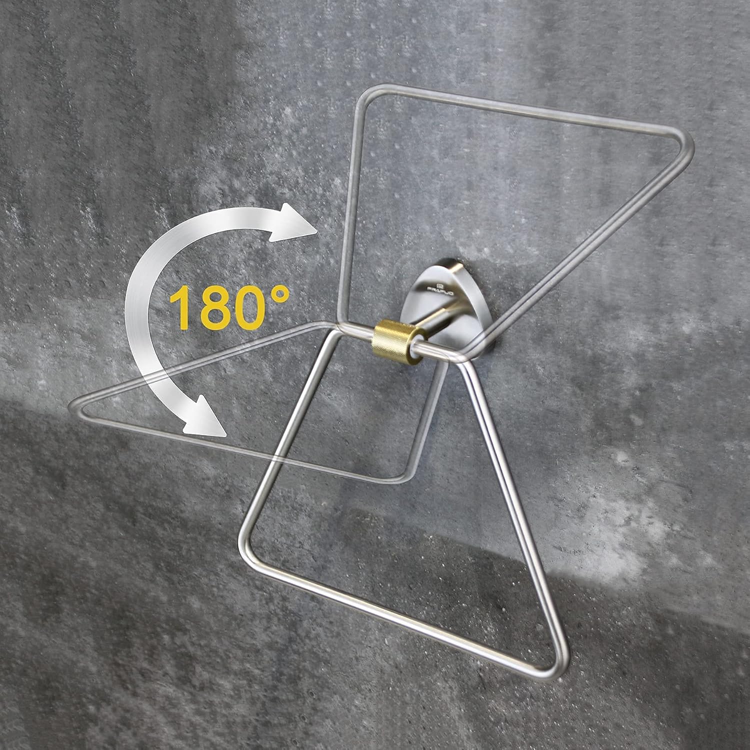 Buy Frafuo Hand Towel Holder For Bathroom Solid Brass Minimalist Plaid Design On Gold Towel Ring For Bathroom Solid Sus 304 Wall Mounted Hand Towel Holder Brushed Nickel Finish Rust Waterproof Online In Indonesia B08rmtql2f