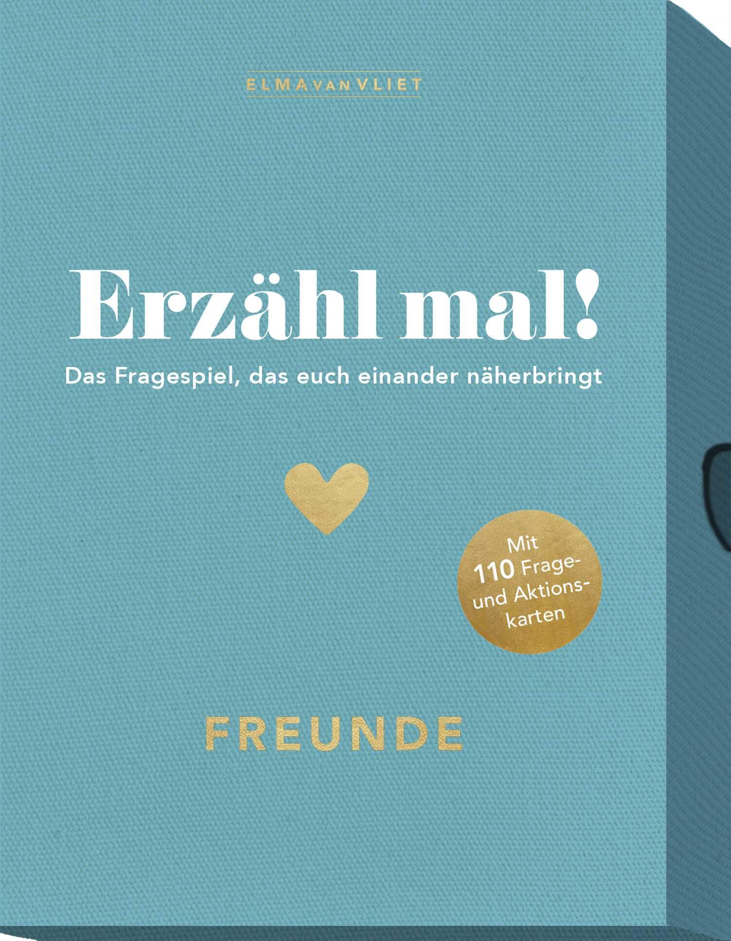 Erzähl mal! Friends: The Question Game That Brings You Closer | Get to Know Your Friends Better with this Communication Game, 3-8 Players