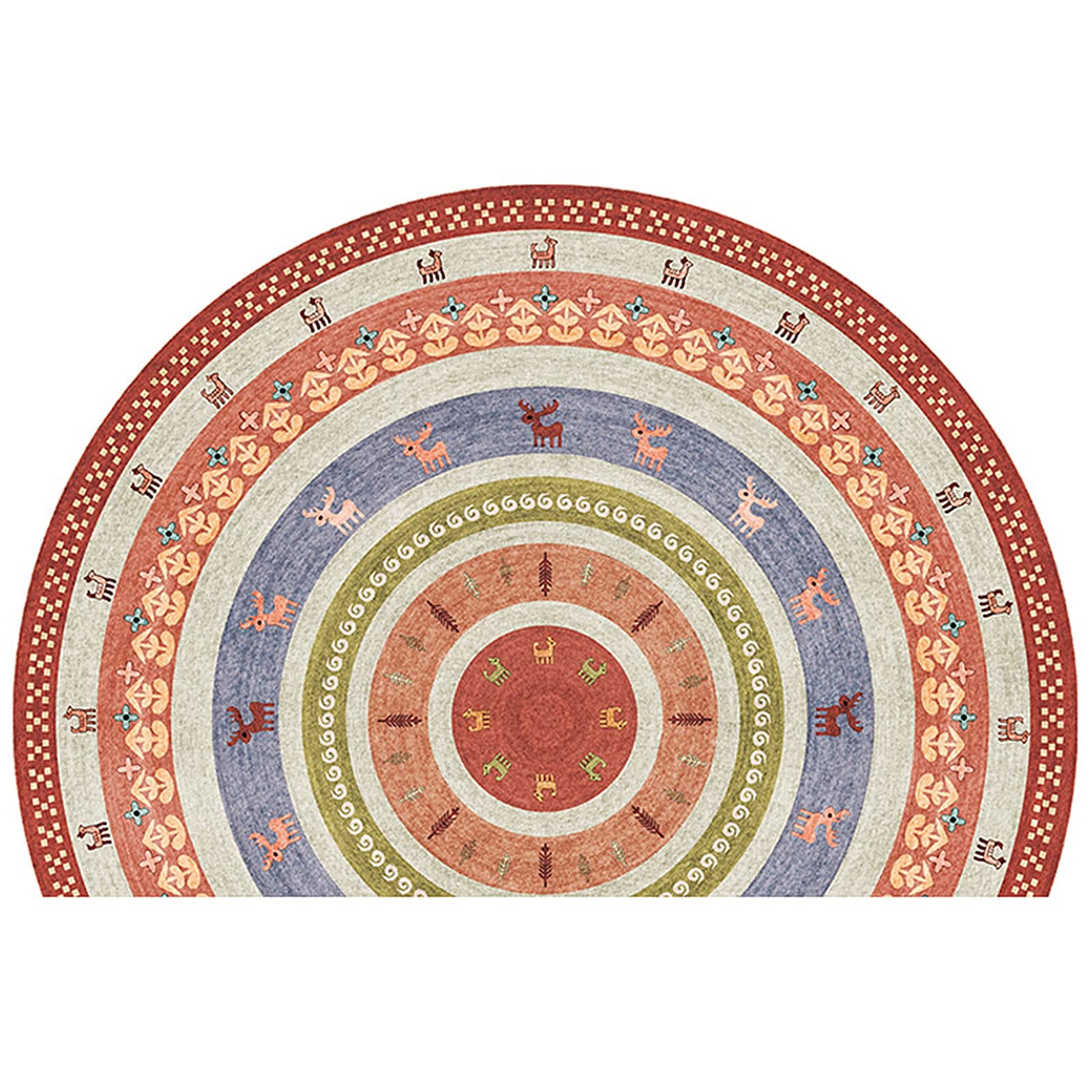 Tapis de bienvenue semi-circulaires 300x400 cm D pour entrée