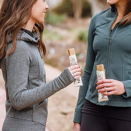 Miniatura 8 de G2G Barra de proteínas, para amantes de la mantequilla de almendras, paquete de 2, 1 caja de chips de chocolate de almendras y 1 caja de coco de