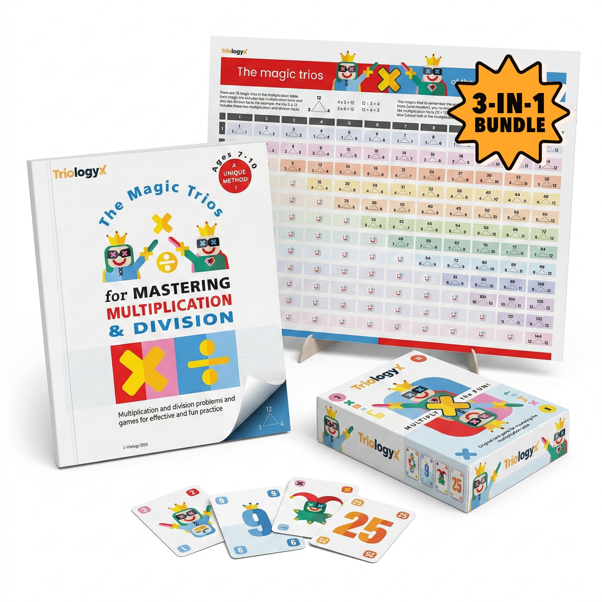 View 1 of ***FACTORY SEALED***
Triologyx 3-in-1 Math Learning Bundle