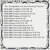 Vista 6 de AIP Electronics Dragon FIRE Performance, juego de cables de bujía de alta energía de 10 mm para autos Cadillac Chevrolet Pontiac de 1997-2017
