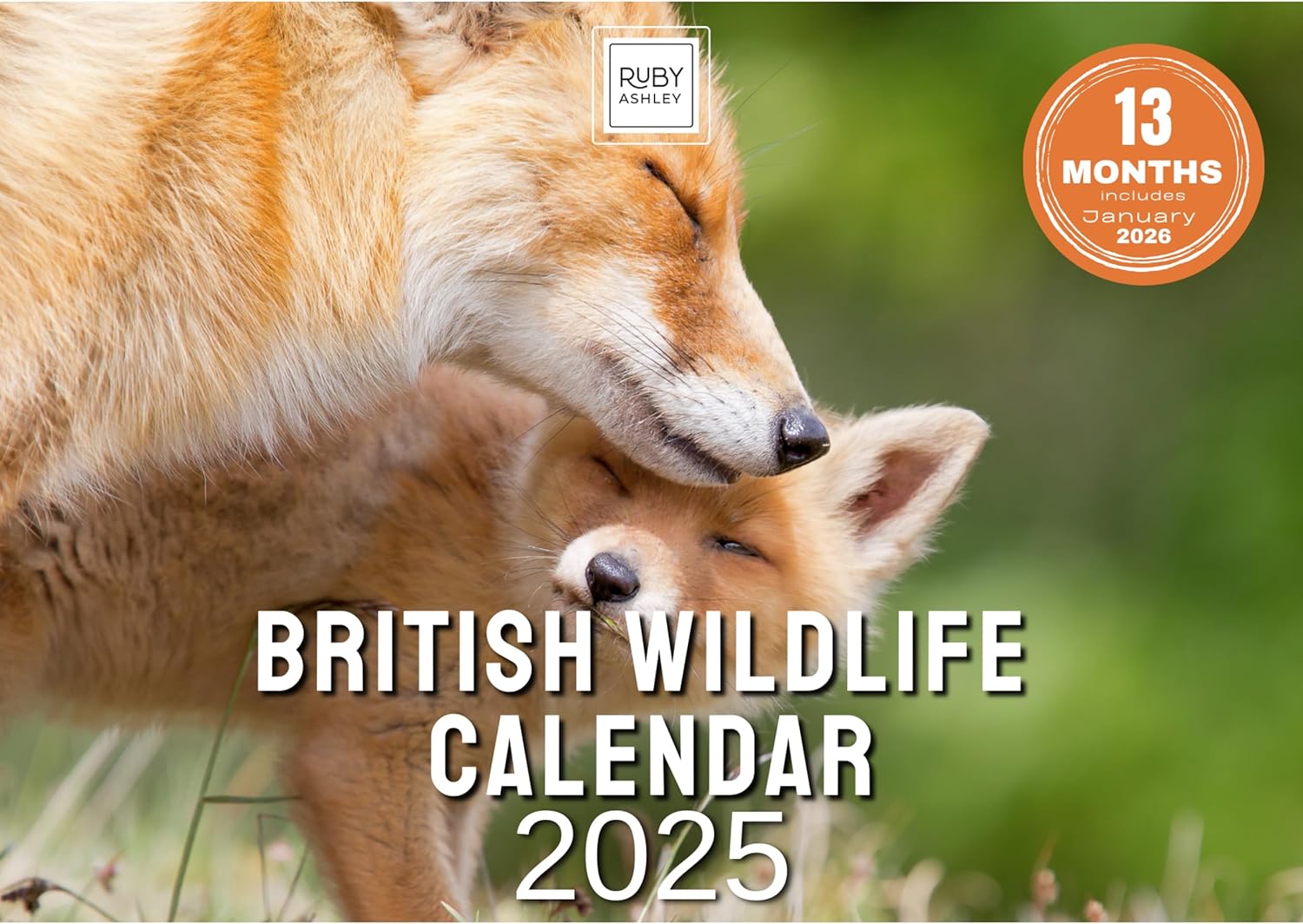 Calendar 2025 British Wildlife Space For Notes Across 13 Months