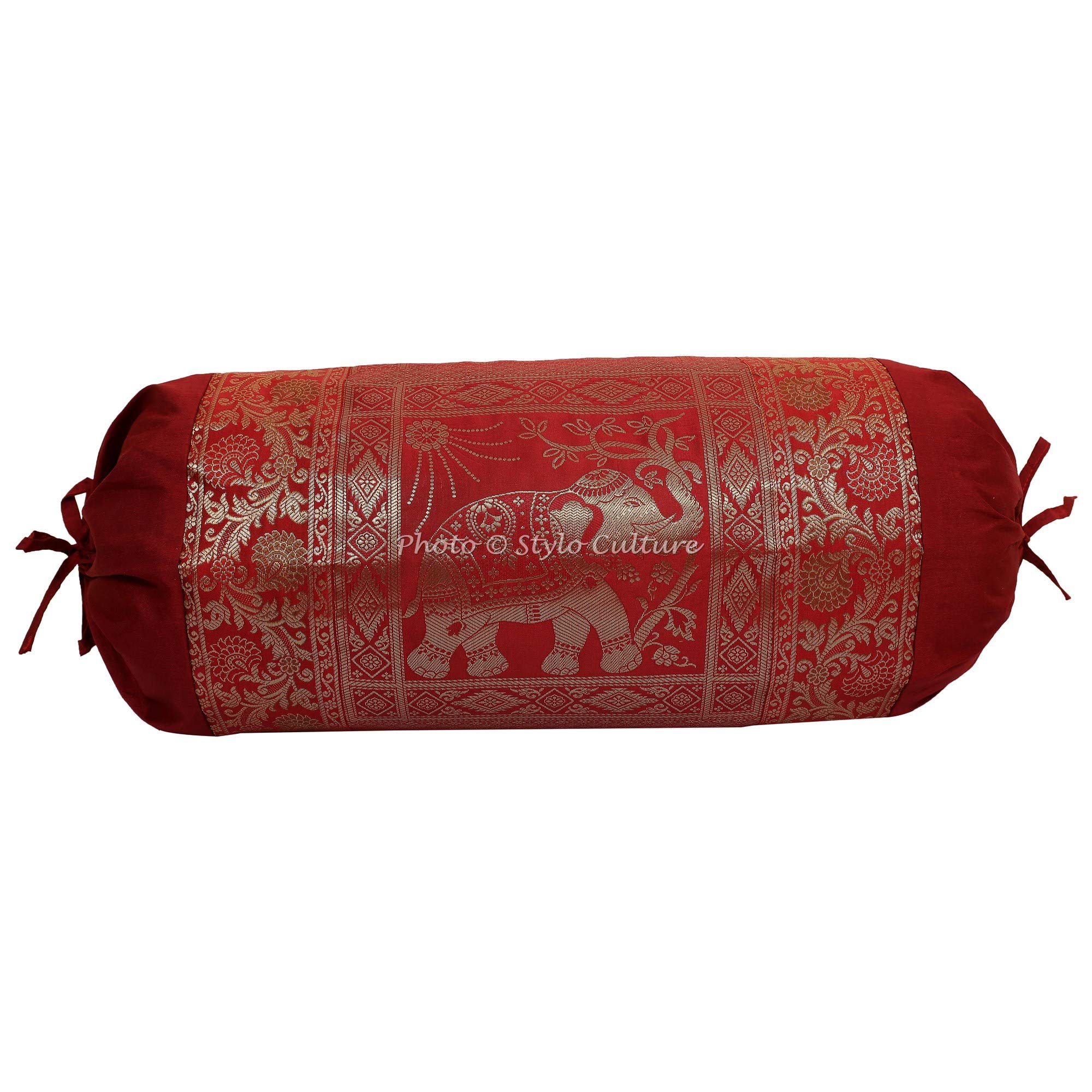 Polydupion Tradizionale Cylindrical Yoga Bolster Cuscino