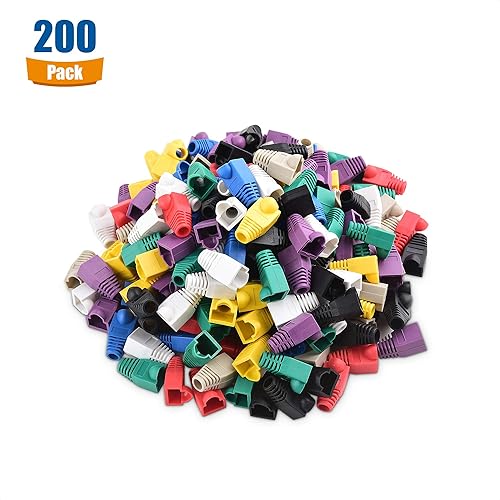 Miniatura 8 de Cable Matters Paquete de 100 conectores RJ45 de paso Cat 6 (conector Cat6enchufes modulares RJ45) para cable Ethernet UTP sólido o trenzado y 200