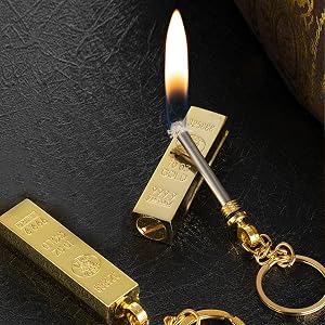 Two Kerosene lighters with Flint igniters refillable Matchstick lighters Metal Body Windproof Design Suitable for Outdoor Survival Camping