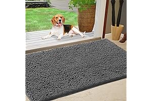 Durable Washable Chenille Dog Mats for Muddy Paws