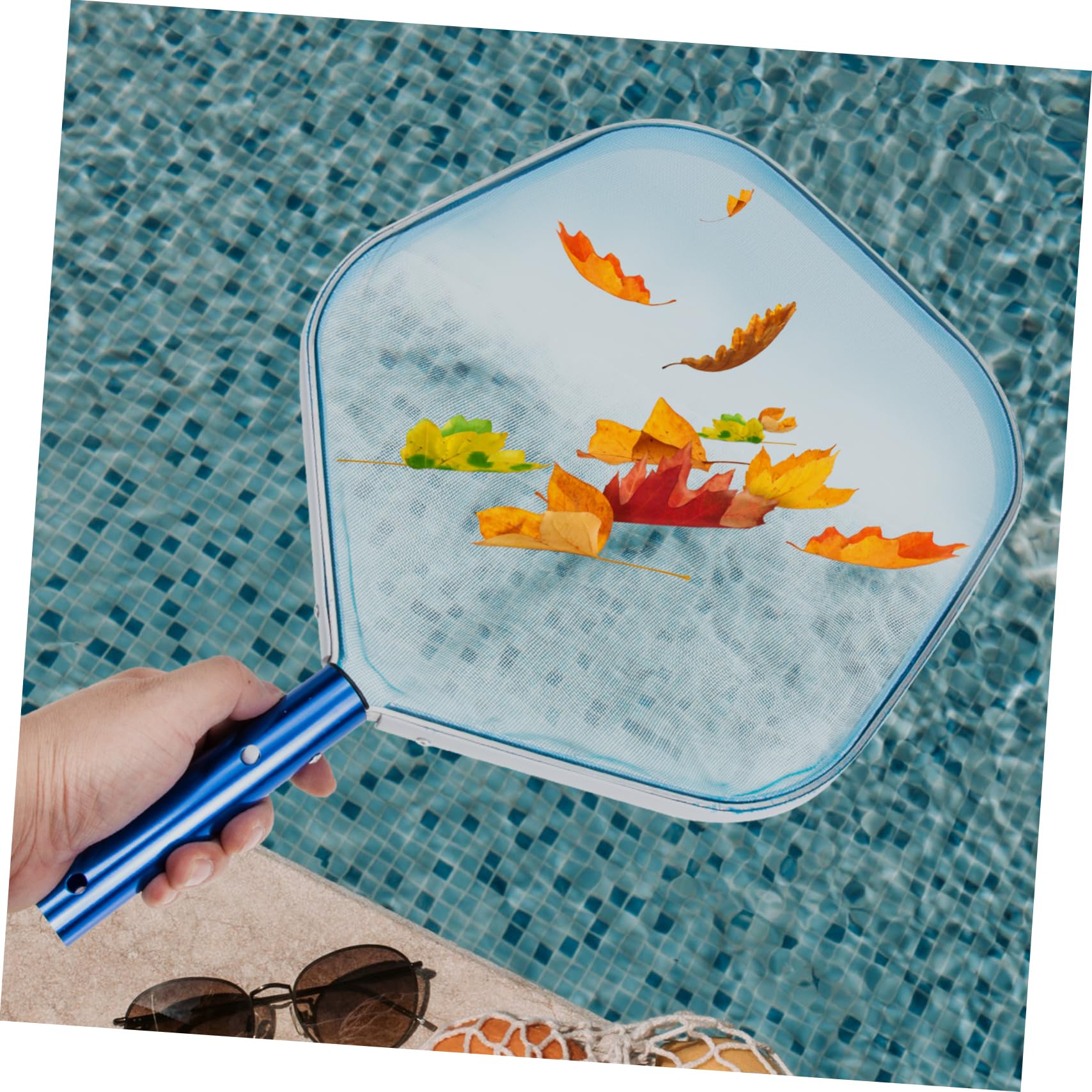 GALPADA Salvamento De Pool Encriptada Skimmer para Piscina Limpiador De Estanques De Aguas Profundas para Limpieza De y Piscinas