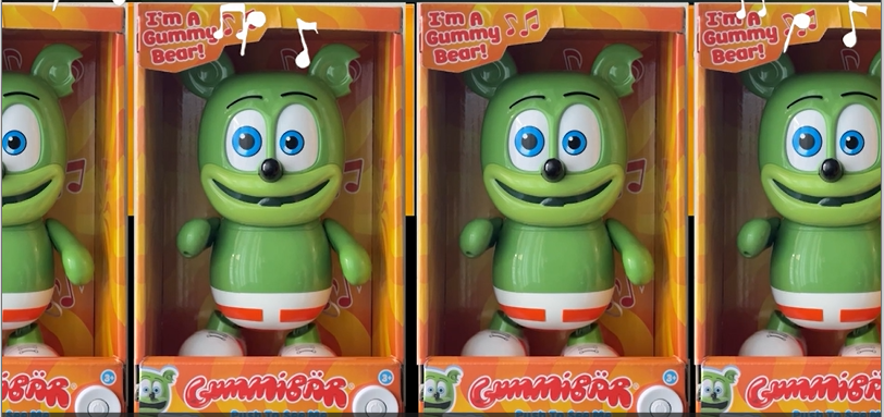 Famosa Gummy Bear Dancing Robo Bear, speelgoedfiguur, dansende