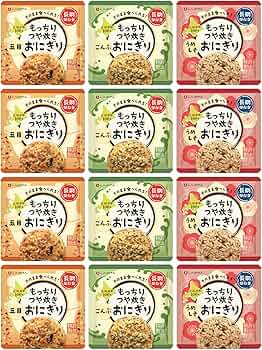 Amazon.co.jp: 5年保存 おにぎり 非常食 保存食 【 12食セット