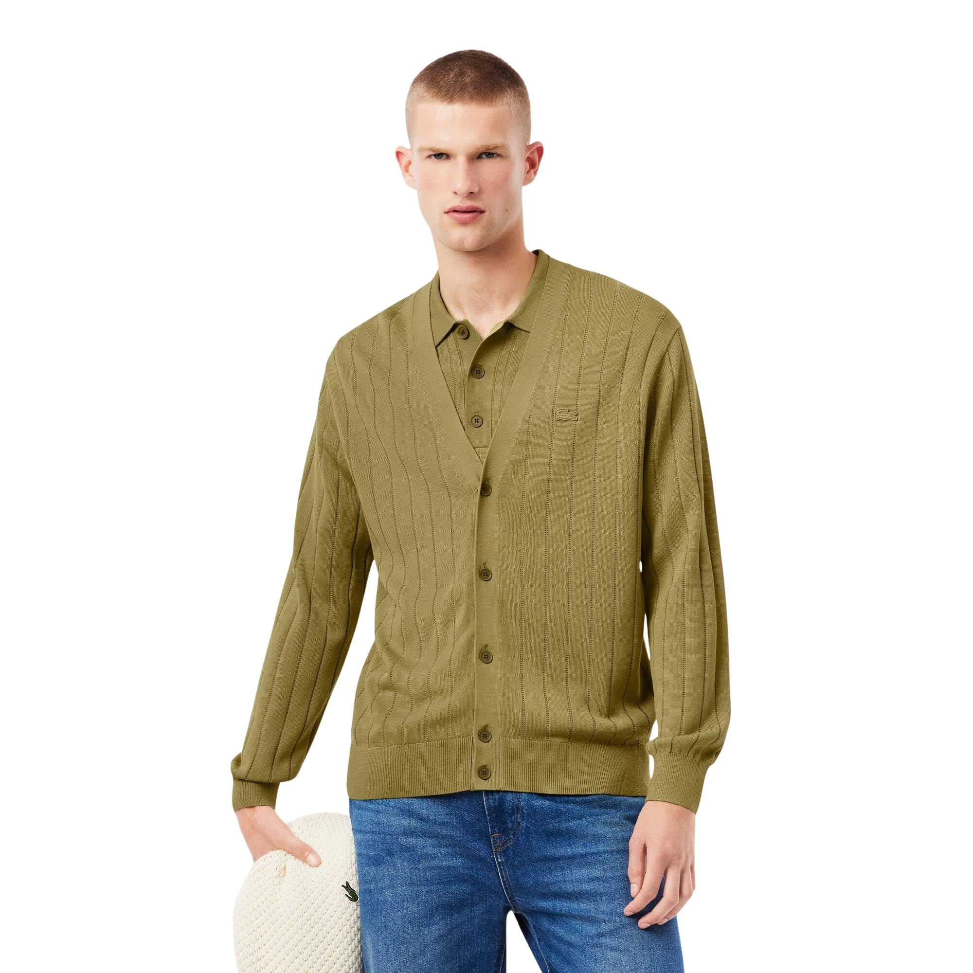 Fluid Rib Knit Cardigan-image-14