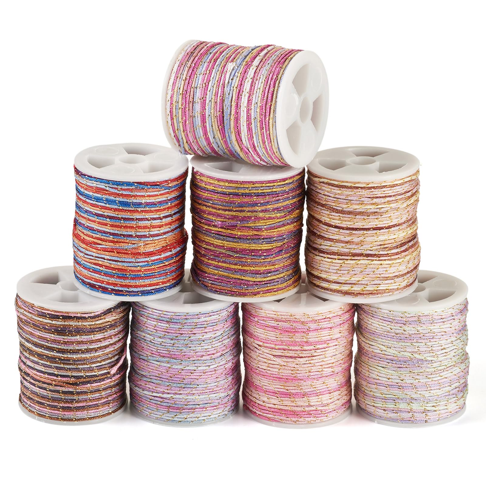 Cordon metallique nylon pour bijoux perles loisirs creatifs et fabrication de bracelets